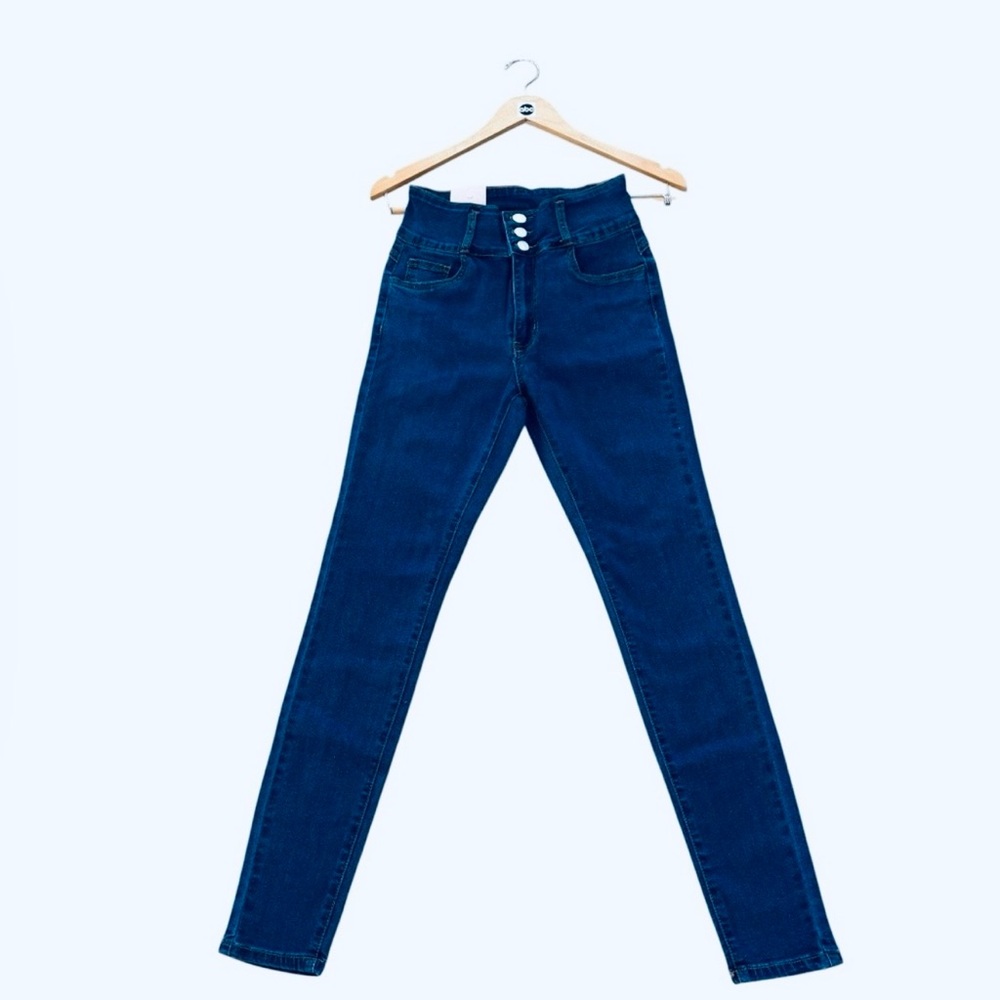 Y2K Movie and TV Clothes size 5/6 NWT womens indigo BLUE DENIM JEANS